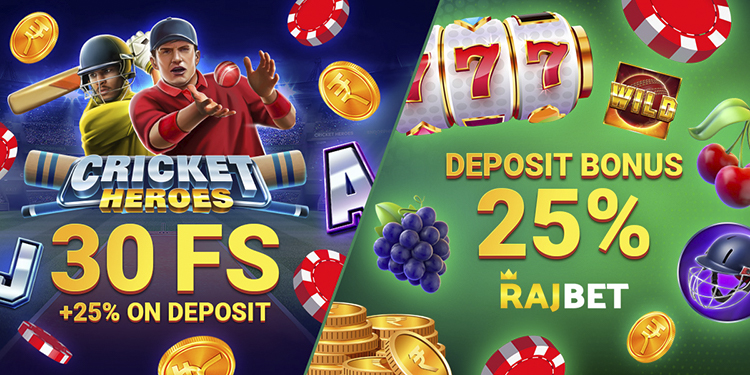 RajBet online slots bonuses